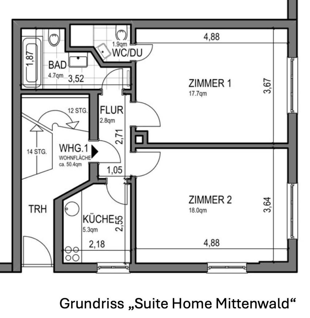 Suite Home Mittenwald Bagian luar foto